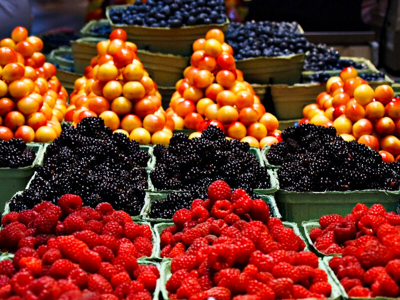 Local Food Market in France